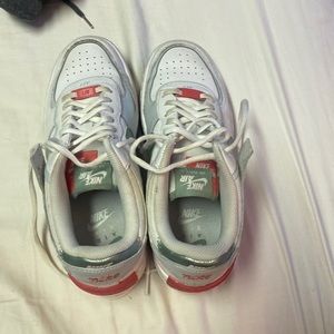 air force 1s pink and green